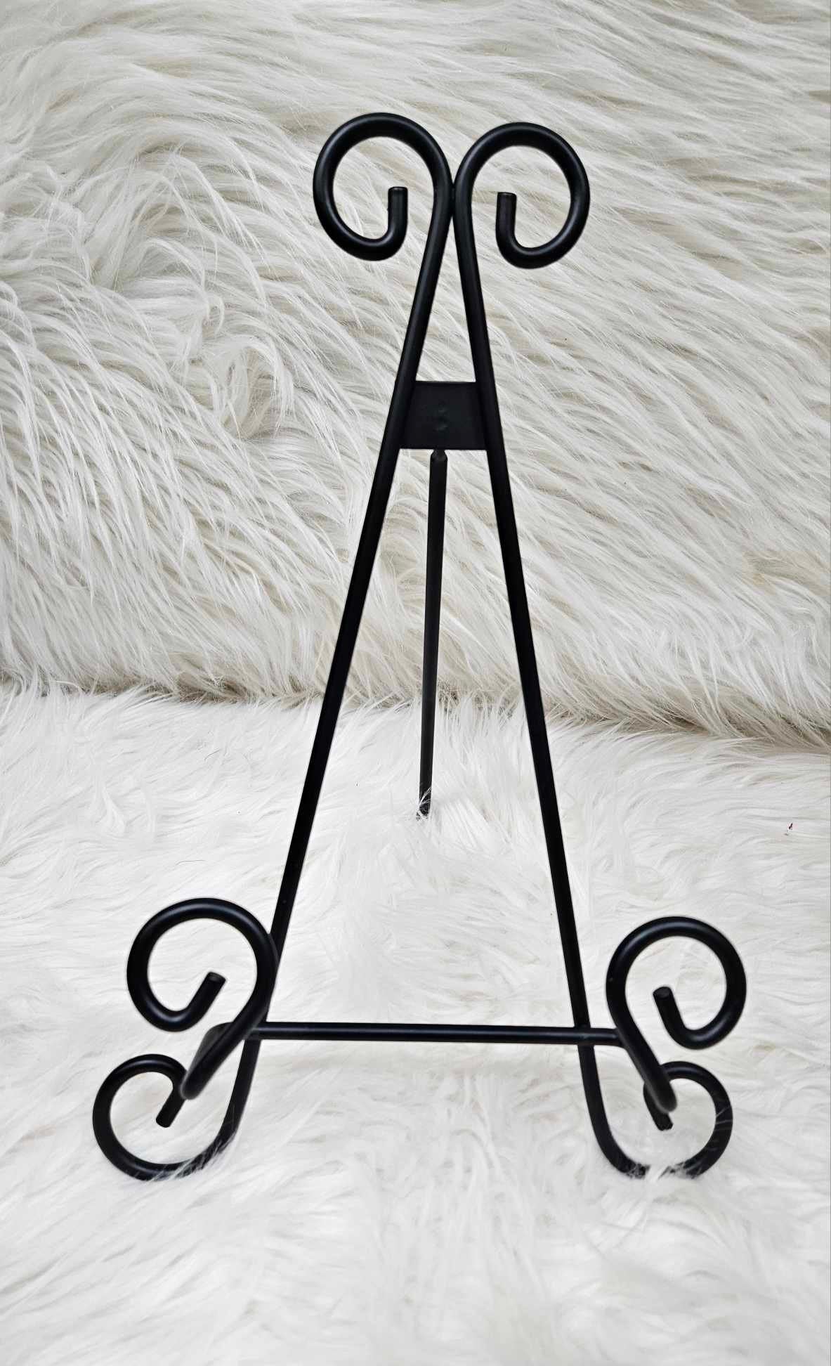 Scroll Metal Stands - two sizes, great for Unity puzzle, plates, pictures, great display item